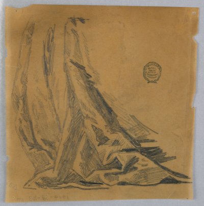 Draperistudie av Francis Augustus Lathrop