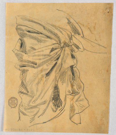 Draperistudie av Francis Augustus Lathrop