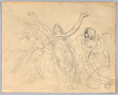 Gruppe av engler av Francis Augustus Lathrop