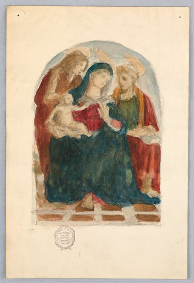 Madonna og barn av Francis Augustus Lathrop