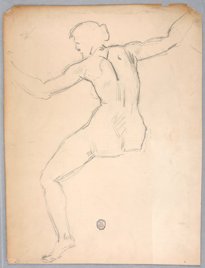 Skisse for "Natt" av Francis Augustus Lathrop