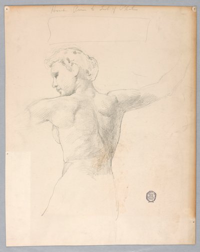 Skisse for "Natt" av Francis Augustus Lathrop