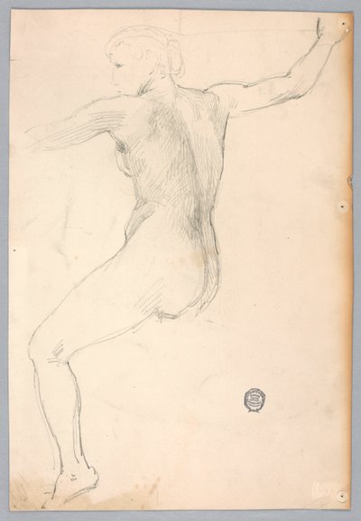 Skisse for "Natt" av Francis Augustus Lathrop