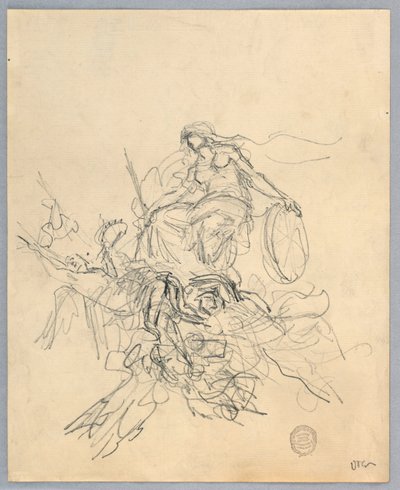 Skisse av Fortuna av Francis Augustus Lathrop