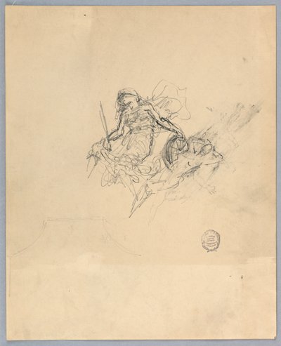 Skisse av Fortuna av Francis Augustus Lathrop