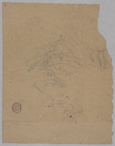Skisse av himmelske figurer av Francis Augustus Lathrop