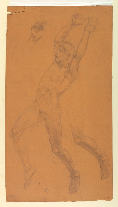 Studier for en flygende figur av Francis Augustus Lathrop