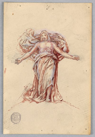 Study for Christ, Chancel of St. Bartholomew, New York av Francis Augustus Lathrop