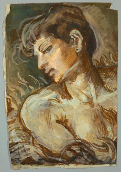 Studie for Cleopatra av Francis Augustus Lathrop