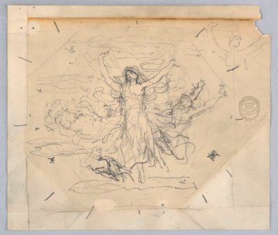 Studie for "Zodiac" av Francis Augustus Lathrop