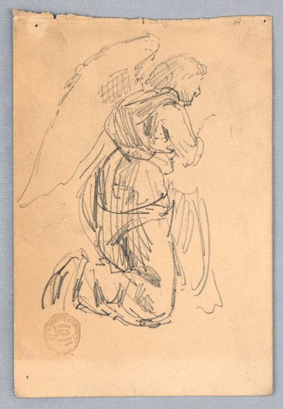 Studer for en engel i tilbedelse av Francis Augustus Lathrop