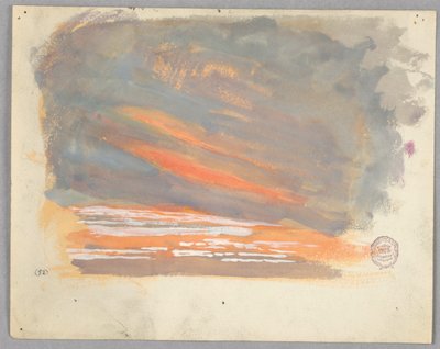 Studie av skyer, Roma, Italia av Francis Augustus Lathrop