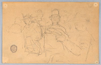 Togpassasjerer av Francis Augustus Lathrop