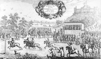 The Last Horse Race løp før Charles the Second of Blessed Memory av Dorsett Ferry, nær Windsor Castle, 24. august 1684, 1687 av Francis Barlow