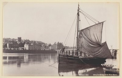 Bideford Bridge fra River Bank, 186094. av Francis Bedford