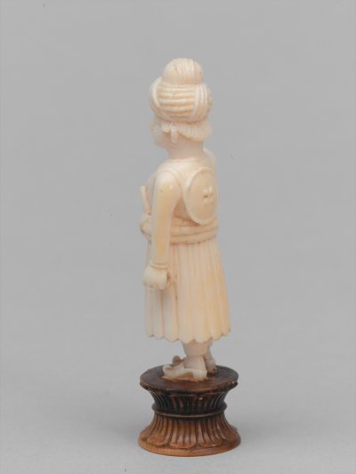 Svart bonde, sjakkbrikke, India, 1820 ca av Francis Bedford