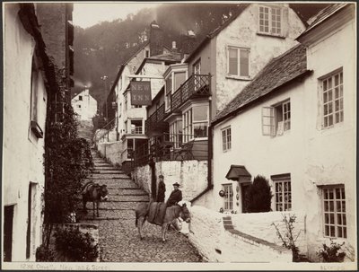 Clovelly, New Inn amp; Street av Francis Bedford