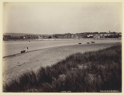 Exmouth fra Warren, 186094. av Francis Bedford