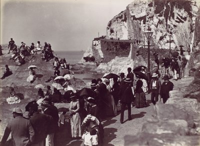 Ilfracombe, Capstone Parade, 1870-tallet. av Francis Bedford