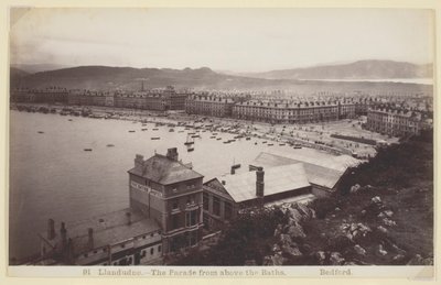 Llandudno - Paraden ovenfra badene, 186094. av Francis Bedford