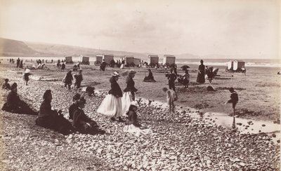 Pensarn Beach, 1860-tallet. av Francis Bedford