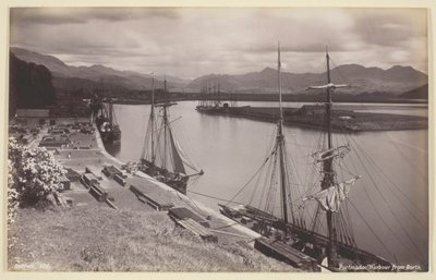 Portmadoc havn fra Borth, 186094. av Francis Bedford