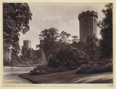 Warwick Castle, fra Outer Court av Francis Bedford