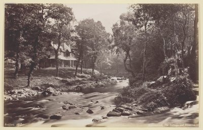 Watersmeet, The Cottage and Streams, 186094. av Francis Bedford