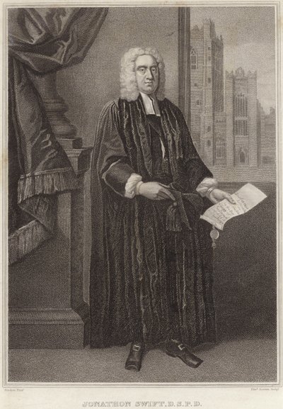 Portrett av Jonathan Swift av Francis Bindon