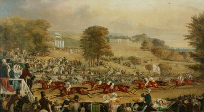 Heaton Park Races, Manchester (olje på lerret) av Francis Calcraft Turner