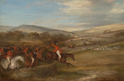 The Berkeley Hunt, 1842: Full Cry av Francis Calcraft Turner