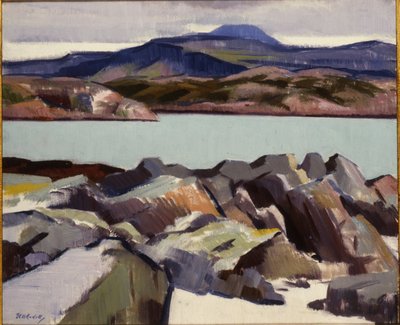 Ben More, ovenfra Port Beag na Sligeanach (olje på lerret) av Francis Campbell Boileau Cadell