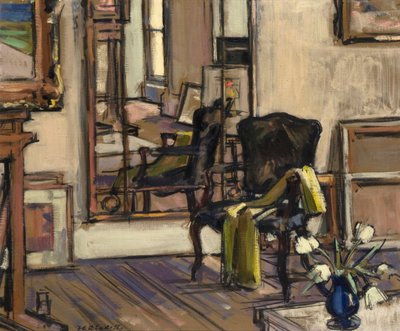 Interiør, Regent Terrace, Edinburgh, 1932-33 av Francis Campbell Boileau Cadell