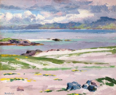 Towards Mull fra Choc Ard Anraidh, Iona, ca. 1928 (olje på lerret) av Francis Campbell Boileau Cadell