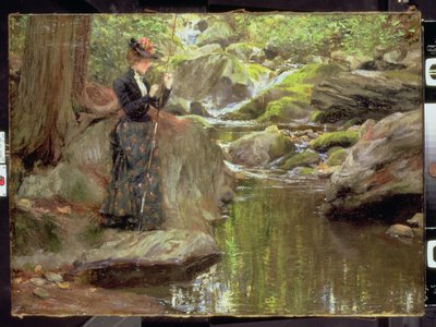 Baiting the Line (olje på lerret) av Francis Coates Jones