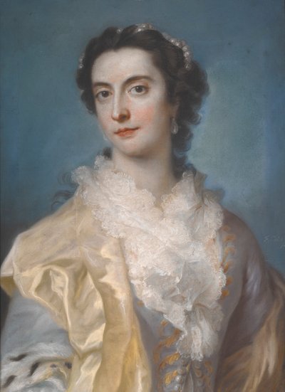 Portrett av en dame av Francis Cotes