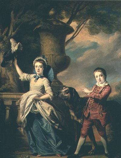 Barna til Sir Edward og Dame Ann Astley, 1767 av Francis Cotes