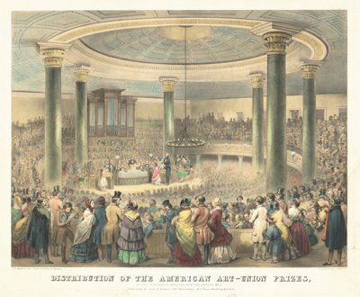 Utdeling av American Art-Union-prisene av Francis D
