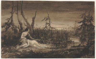 Figurer i et landskap av Francis Danby