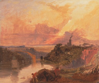 Avon-juvet ved solnedgang av Francis Danby