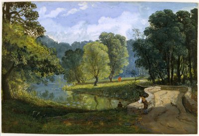 The Frome at Stapleton, ca. 1823 (akvarell og kroppsfarge på papir) av Francis Danby