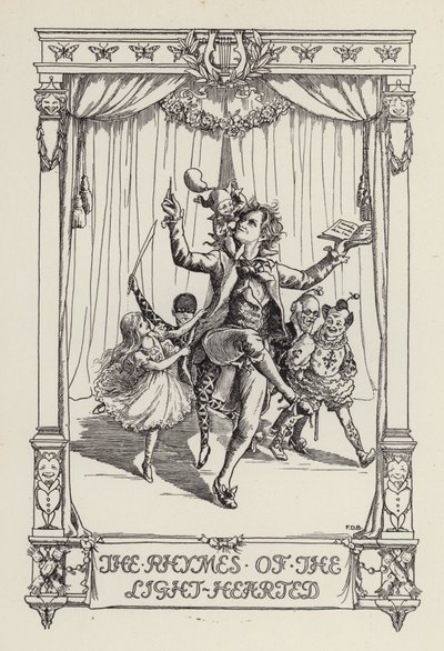 En annen versbok for barn: De lettsindiges rim (litografi) av Francis Donkin Bedford