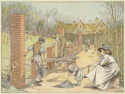 Byggmester (fargelitografi) av Francis Donkin Bedford