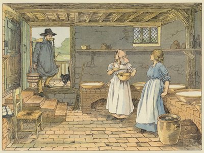 Meierimannen (fargelitografi) av Francis Donkin Bedford