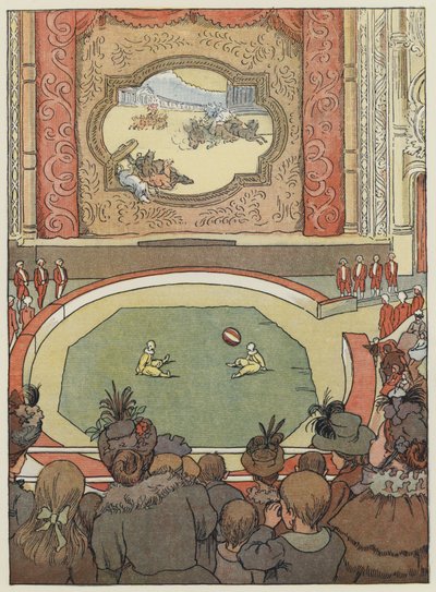 London: Hippodromen (fargelitografi) av Francis Donkin Bedford