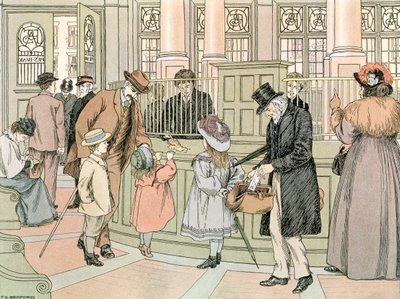 Banken, 1899 av Francis Donkin Bedford