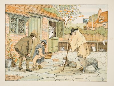 Veterinæren, fra Fire og tjue slitere, utgitt 1900 (fargelitografi) av Francis Donkin Bedford