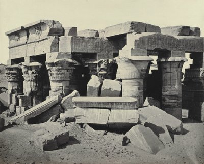 Kom Ombo, ca. 1858. av Francis Frith