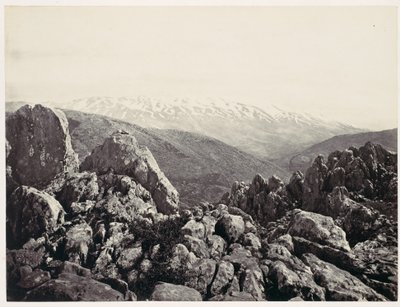 Hermonfjellet, forklarelsens fjell av Francis Frith