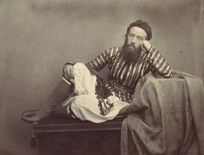 Portrett, tyrkisk sommerdrakt, 1857. av Francis Frith